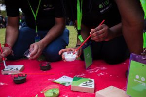 A recreation of plans made during the outdoor team building activities in Malaysia